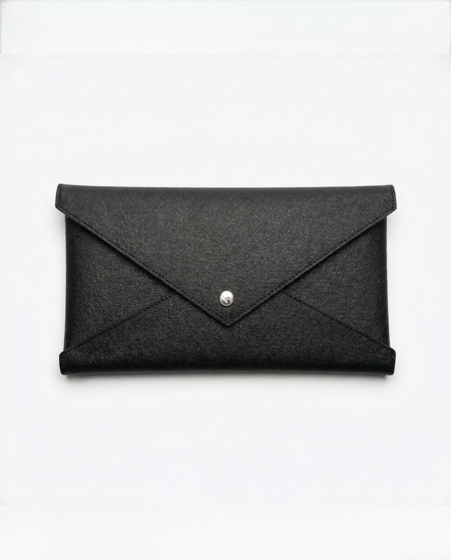 Caroline Black Leather wallet set