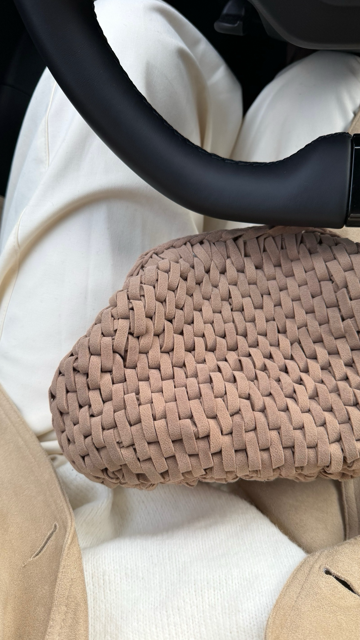 Beige Mona Suede