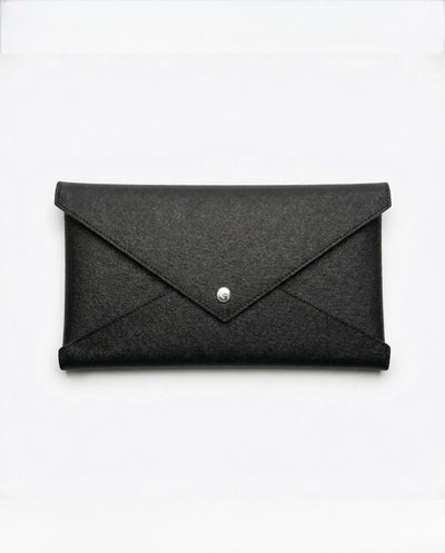 Caroline Black Leather wallet set