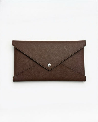 Caroline Brown Leather wallet set