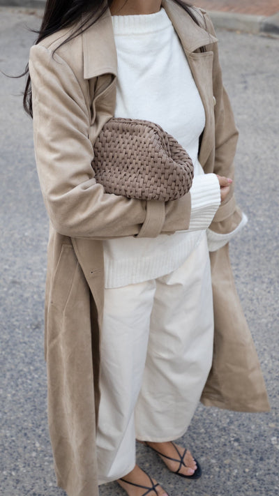 Beige Mona Suede